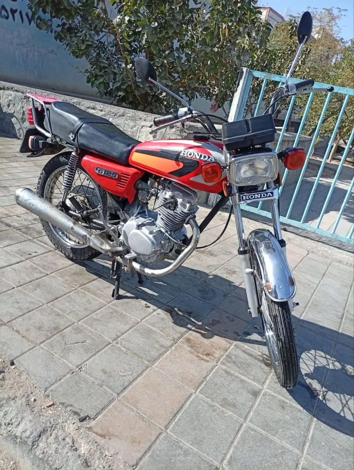 هوندا مزایده سالم|موتورسیکلت|بهارستان, |دیوار