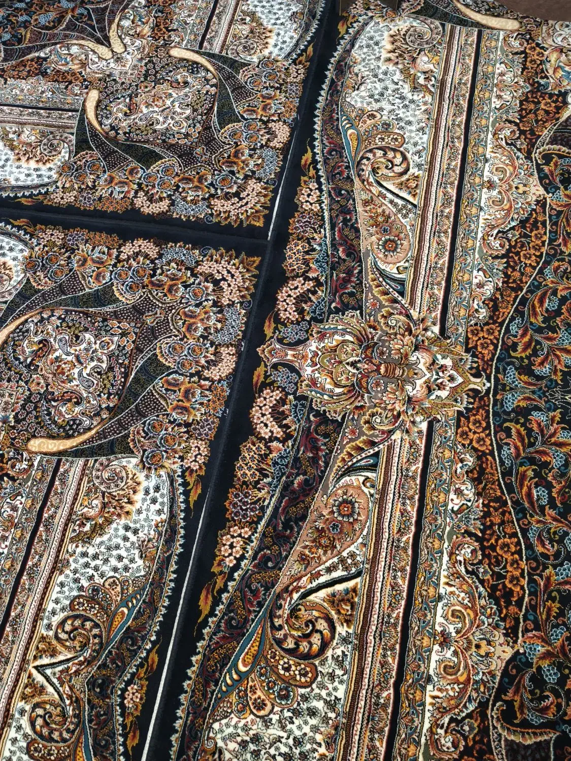 باسلام سه تخت فرش نقشه فاخر|فرش|سنندج, |دیوار