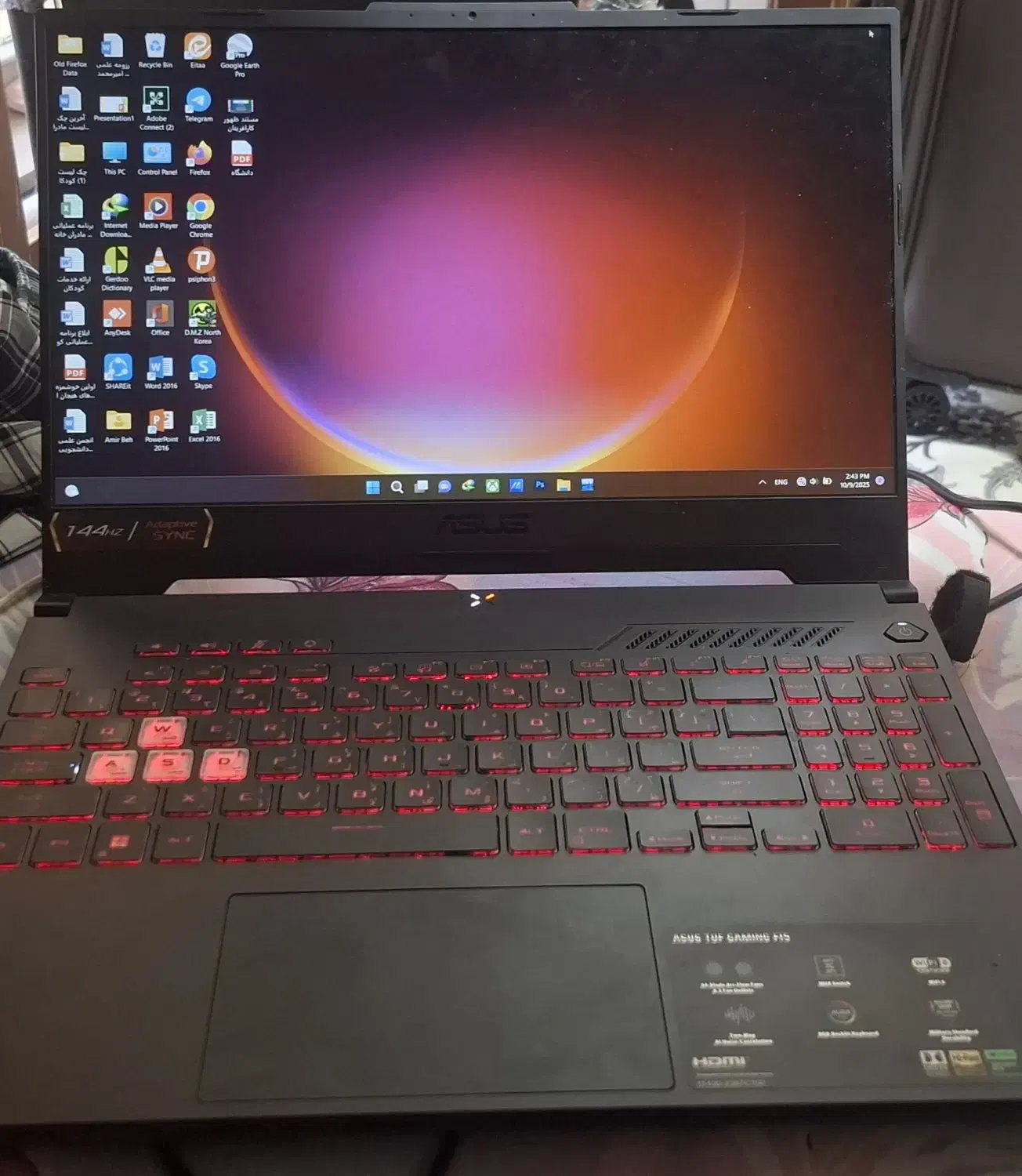 فروش لپ تاپ asus tuf f15 gamingدر حد نو با تخفیف|رایانه همراه|شاهرود, |دیوار