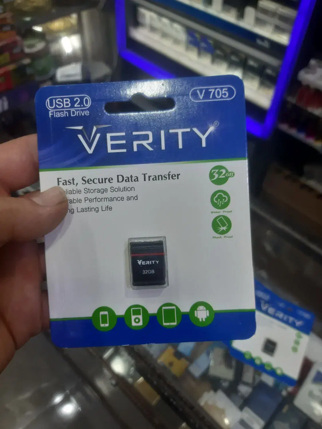 فلش مموری۳۲گیگ VERITY با گارانتی نو|لوازم جانبی موبایل و تبلت|ماکو, |دیوار