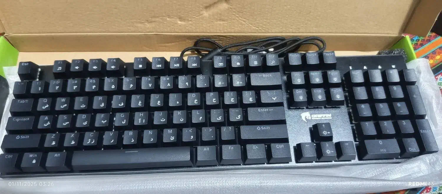 دوعد کیبورد گیمینگ|قطعات و لوازم جانبی رایانه|قوچان, |دیوار