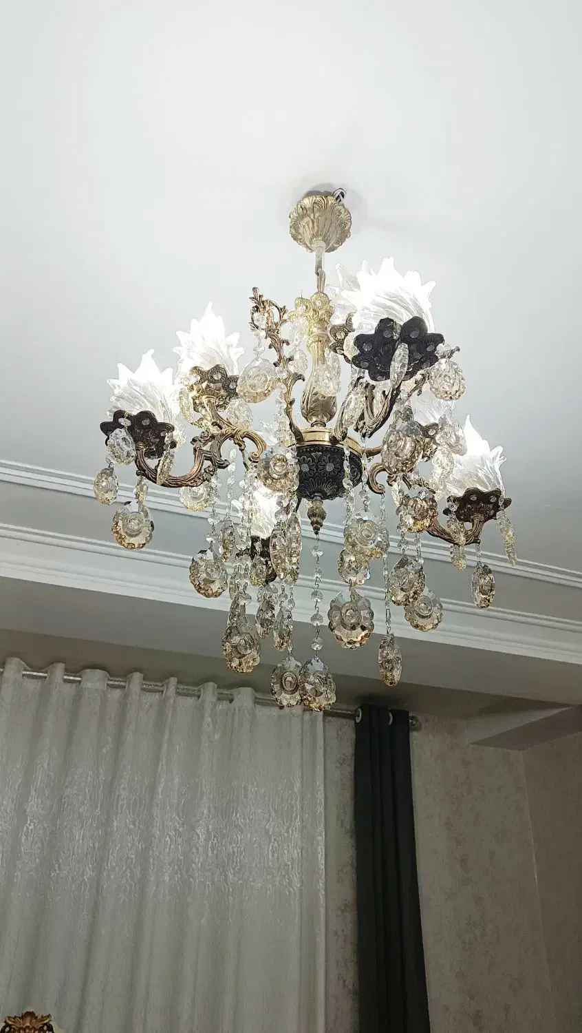 دو عدد لوستر برنز|لوستر و چراغ آویز|شهریار, شهرک امیریه|دیوار