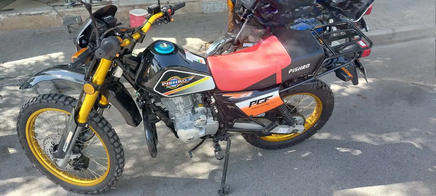 تریل پیشرو گلد ۲۰۰ طرح اکسل مدل ۱۴۰۲|موتورسیکلت|سمنان, |دیوار