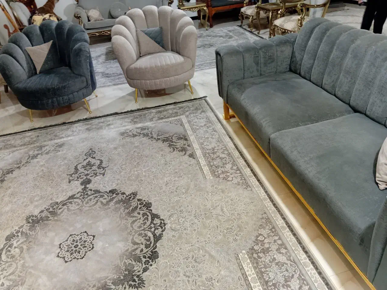 سرویس مبل ۸نفره غذا خوری ۶نفره|مبلمان خانگی و میز عسلی|آمل, |دیوار