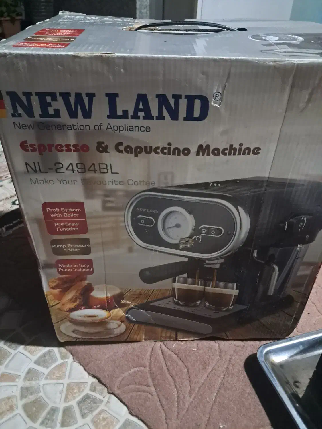 اسپرسو ساز خیلی کم استفاده شده در حد نو|سماور، چایساز، قهوهساز|سراب, |دیوار