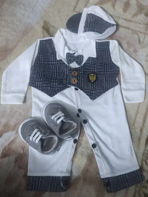 دودست لباس نوزادی پسرانه نو وتمیز|کفش و لباس بچه|اصفهان, سرشبادران|دیوار