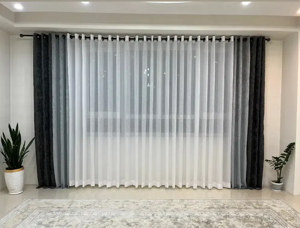 پرده کامل|پرده، رانر، رومیزی|کرج, شهرک بنفشه|دیوار