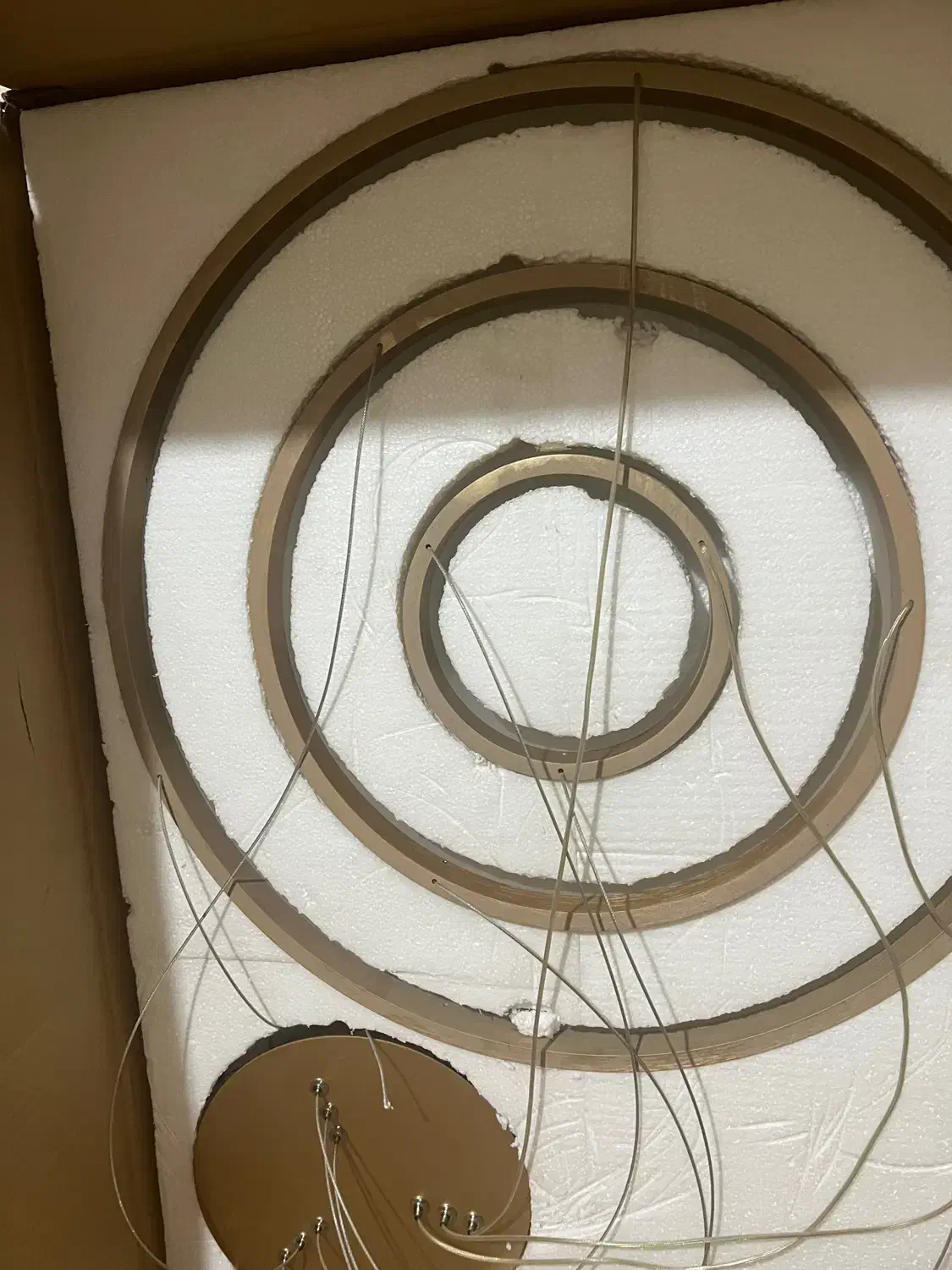 لوستر ۳ تیکه|لوستر و چراغ آویز|اسلام‌شهر, باغ فیض|دیوار