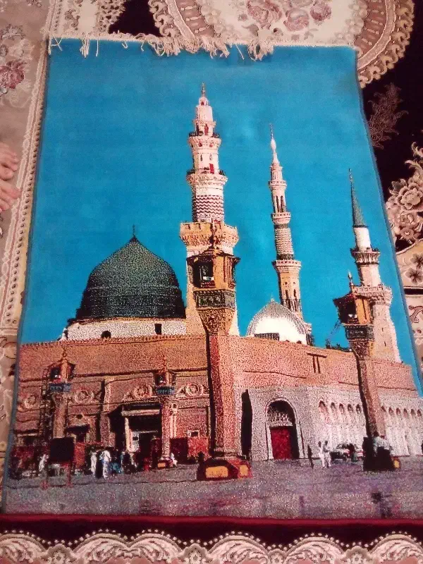 تابلو فرش مسجدالنبی|تابلو فرش|قم, گلزار|دیوار