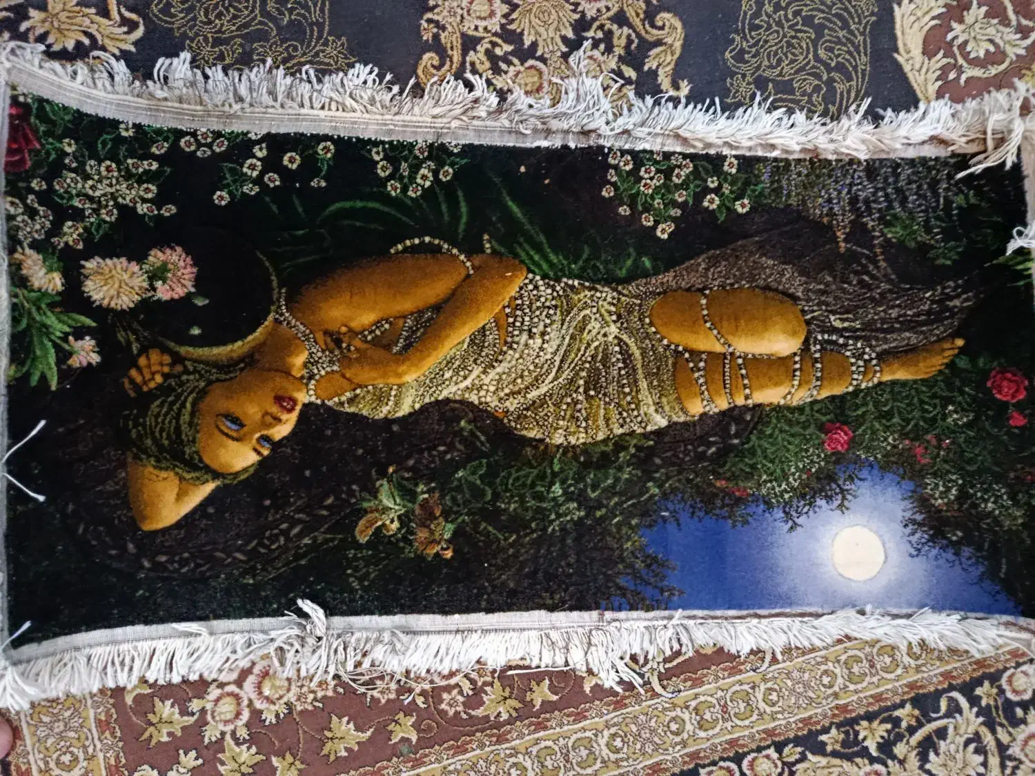 تابلو فرش دست بافت|تابلو فرش|شهرکرد, |دیوار