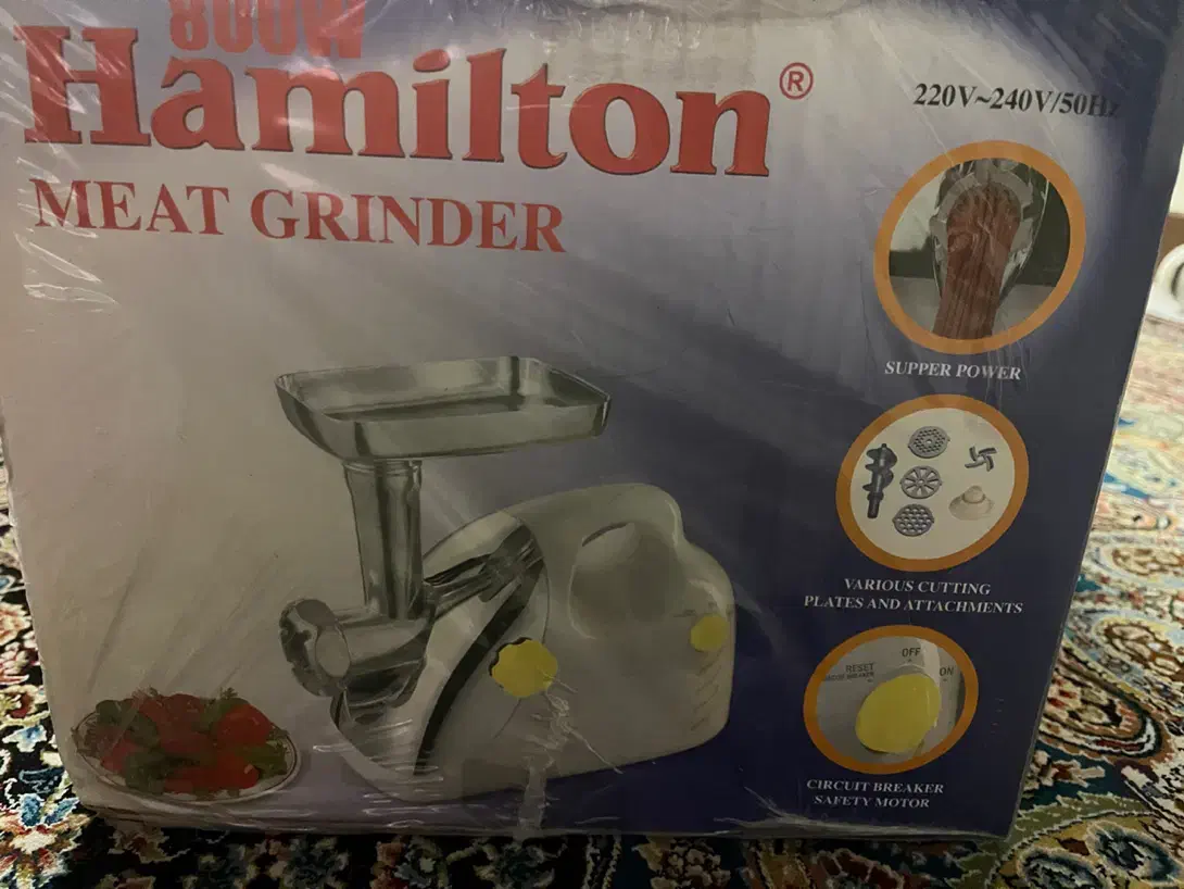 چرخ گوشت همیلتون اکبند و پلم hamilton|خردکن، آسیاب، غذاساز|تهران, آذری|دیوار