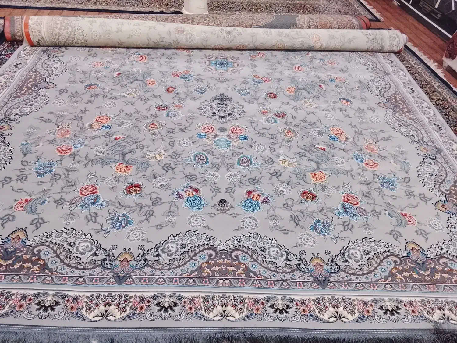 قالی ۷۵۰شانه ۱۰رنگ|فرش|بم, |دیوار