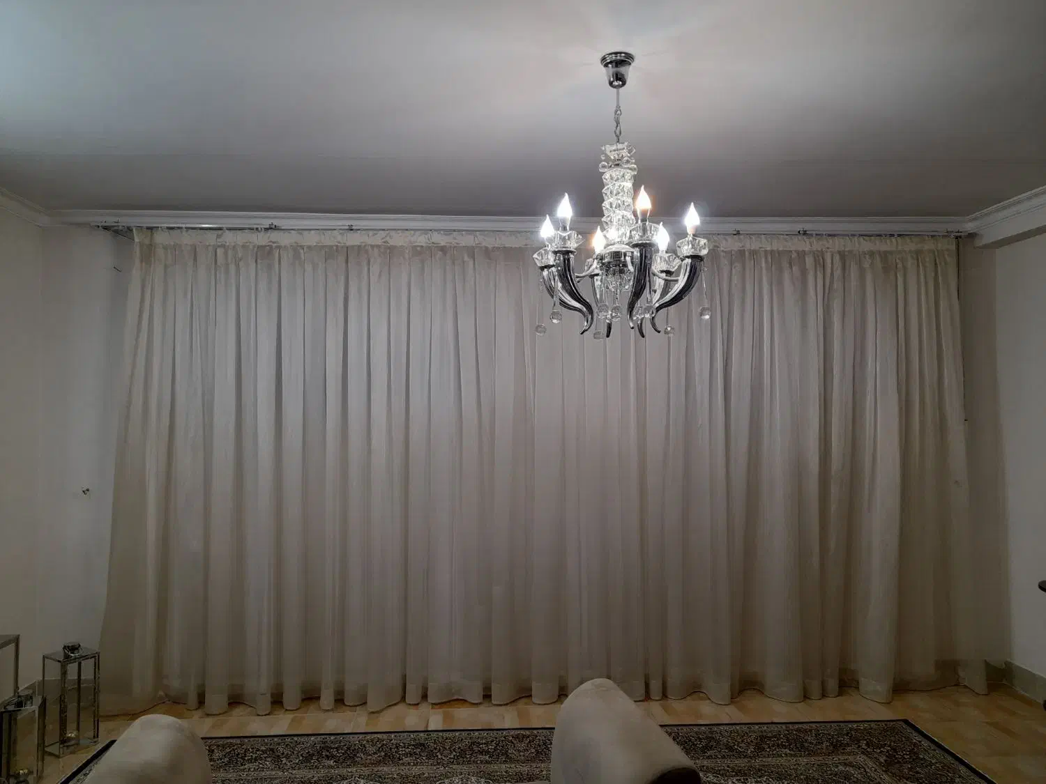 پرده ی منزل|پرده، رانر، رومیزی|سبزوار, کوی بهار|دیوار