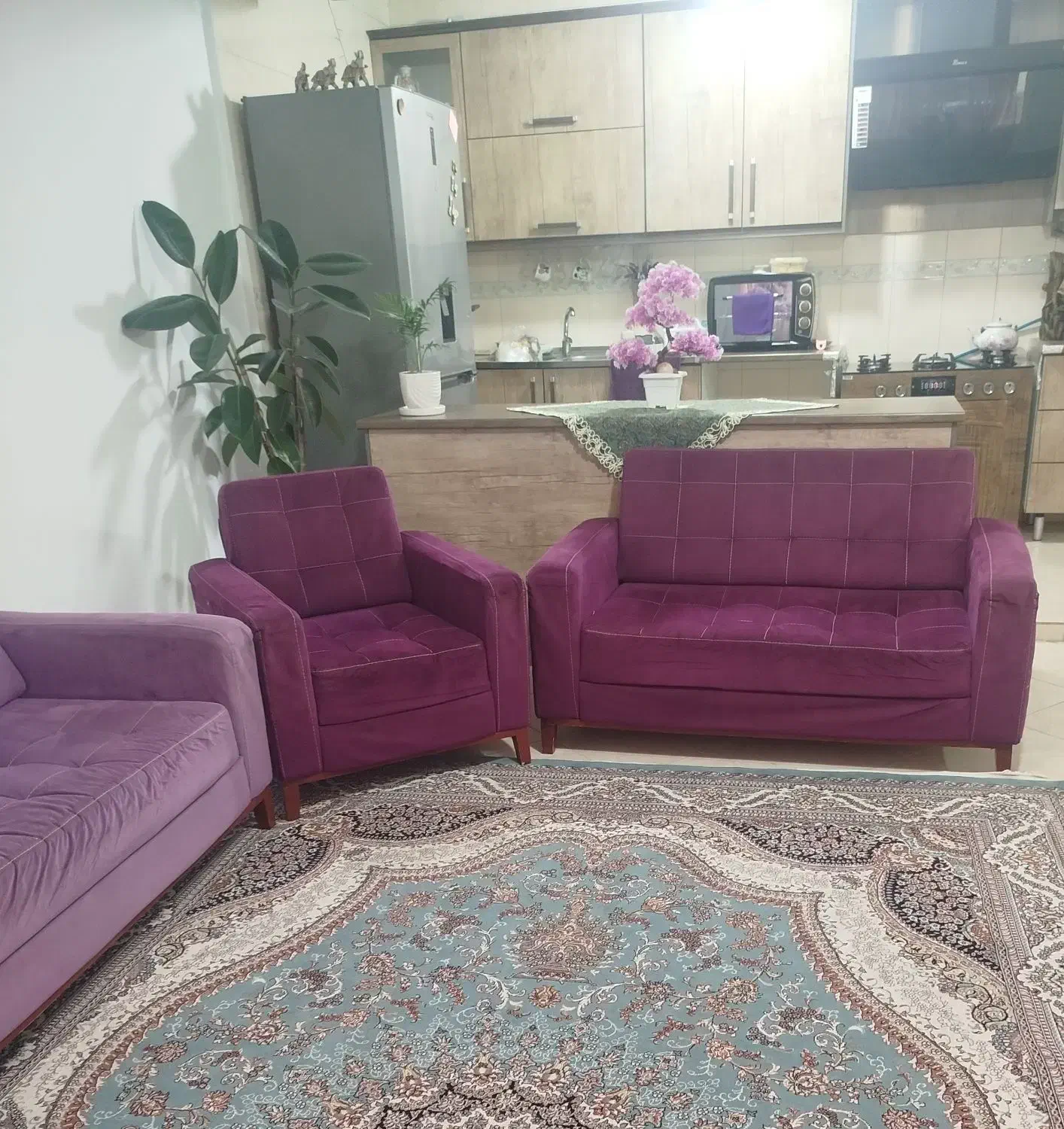 مبل 6 نفره|مبلمان خانگی و میز عسلی|شهریار, دهشاد بالا|دیوار