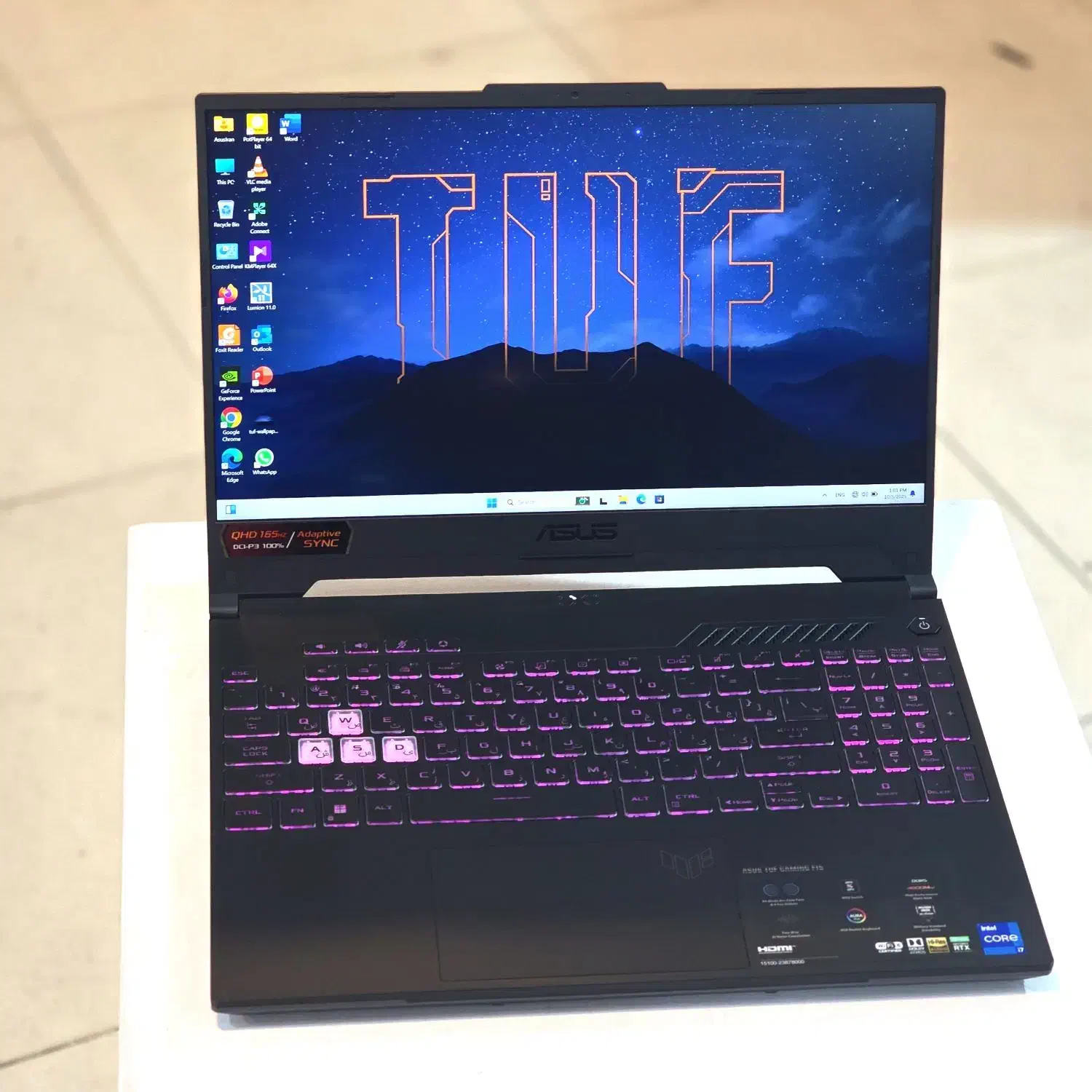 لپتاپ ایسوس ASUS TUF Gaming FX507ZR گرافیک RTX3070|رایانه همراه|شیراز, ملاصدرا|دیوار