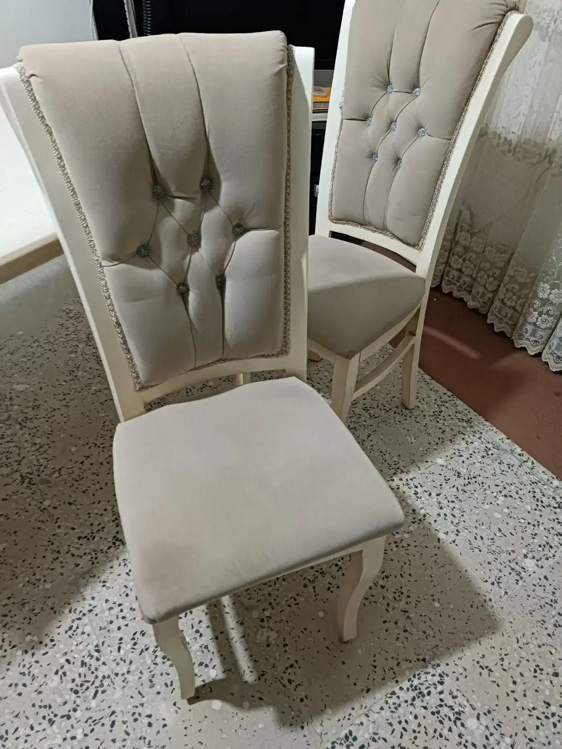 میز غذاخوری چهارنفره|میز و صندلی غذاخوری|فرمهین, |دیوار