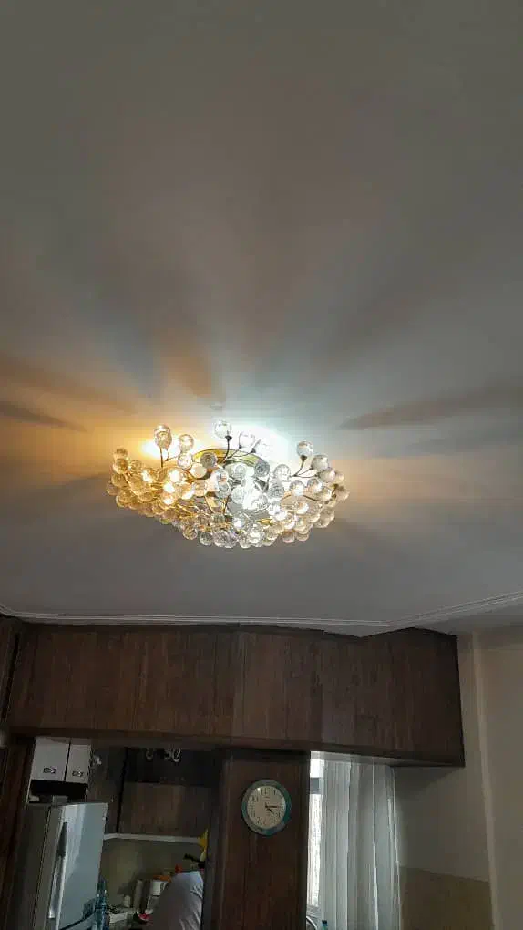 لوستر سقفی کریستال|لوستر و چراغ آویز|لاهیجان, یوسف آباد|دیوار