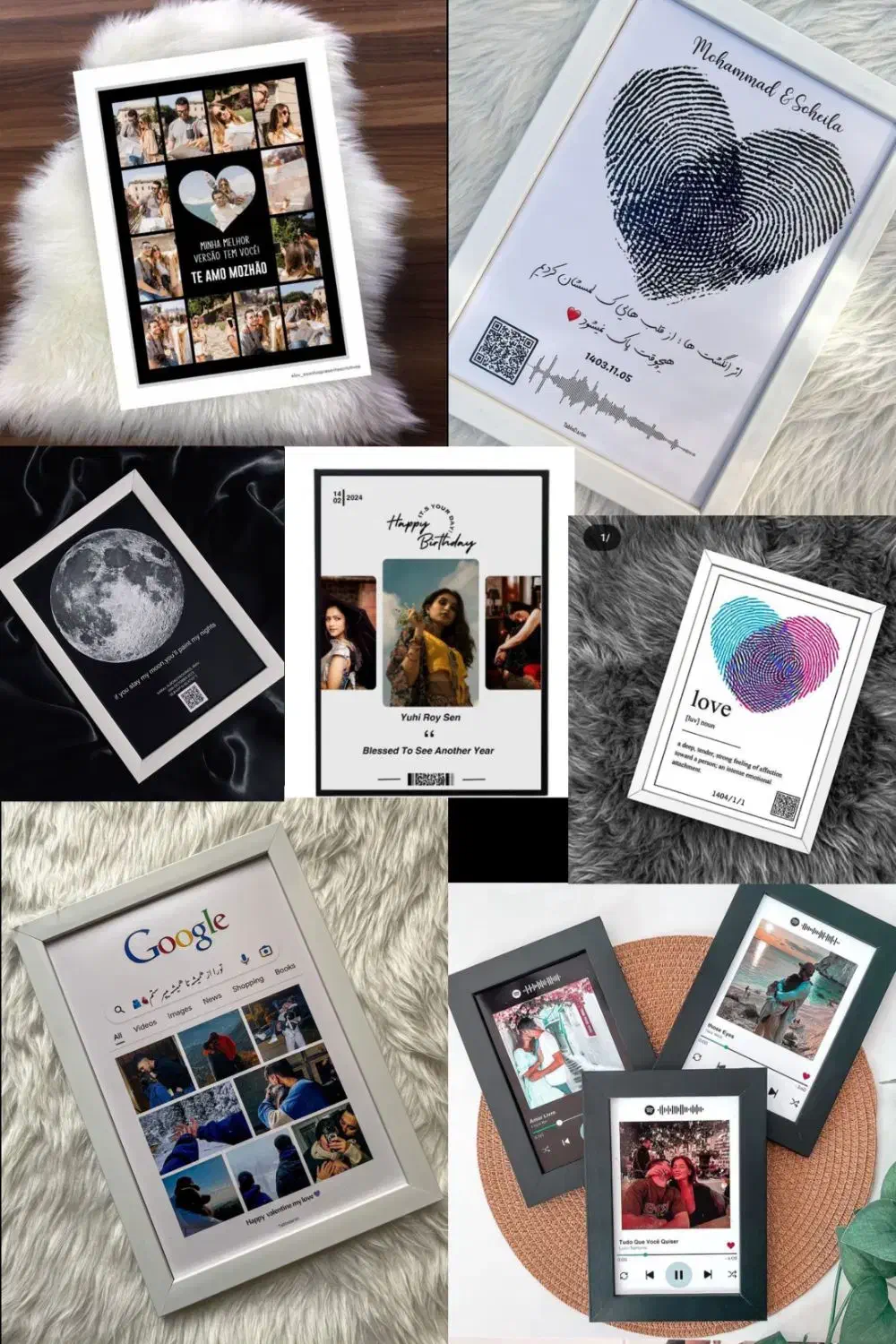 قاب عکس موزیکال کادویی تولدو مناسب ها|تابلو، نقاشی، عکس|سبزوار, کاشفی شمالی (دادگستری)|دیوار