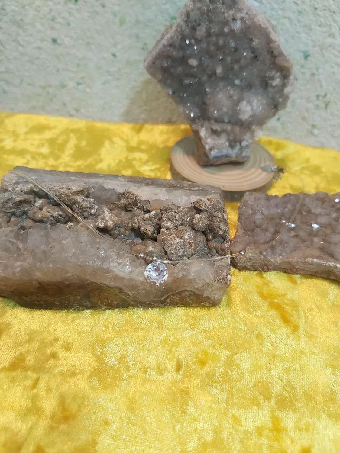 پابند نقر.ه با نخ نامرئی و نگین زیرکونیا|بدلیجات|کرمانشاه, |دیوار