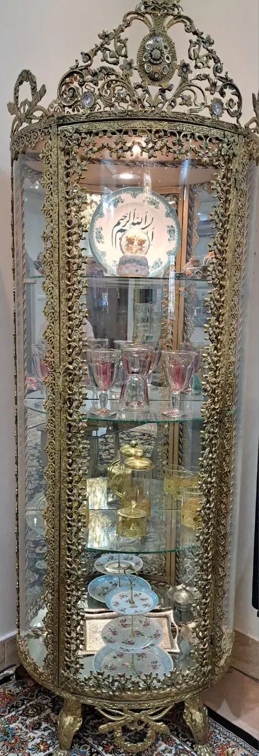 بوفه و ساعت برنز|بوفه، ویترین، کنسول|بروجرد, |دیوار