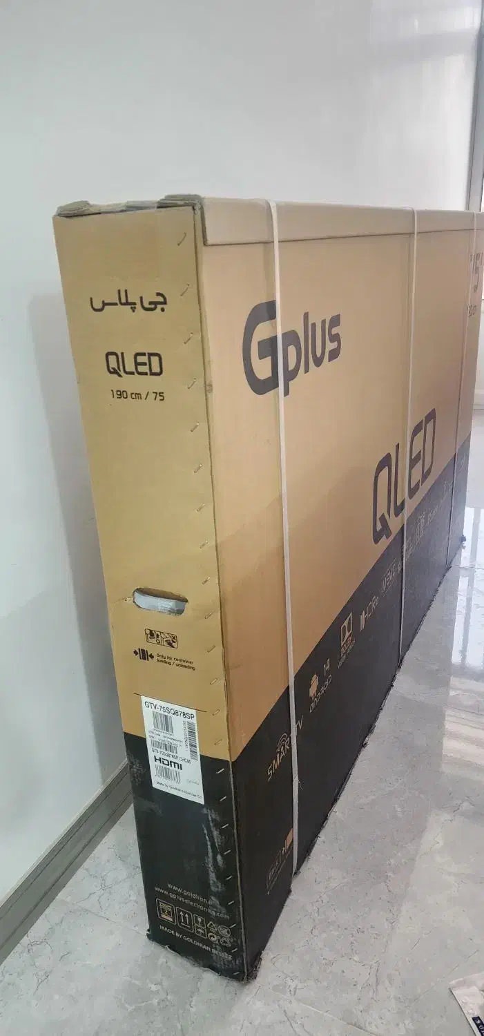 LEDهوشمند Gplus 75اینچ|تلویزیون و پروژکتور|کرمان, |دیوار