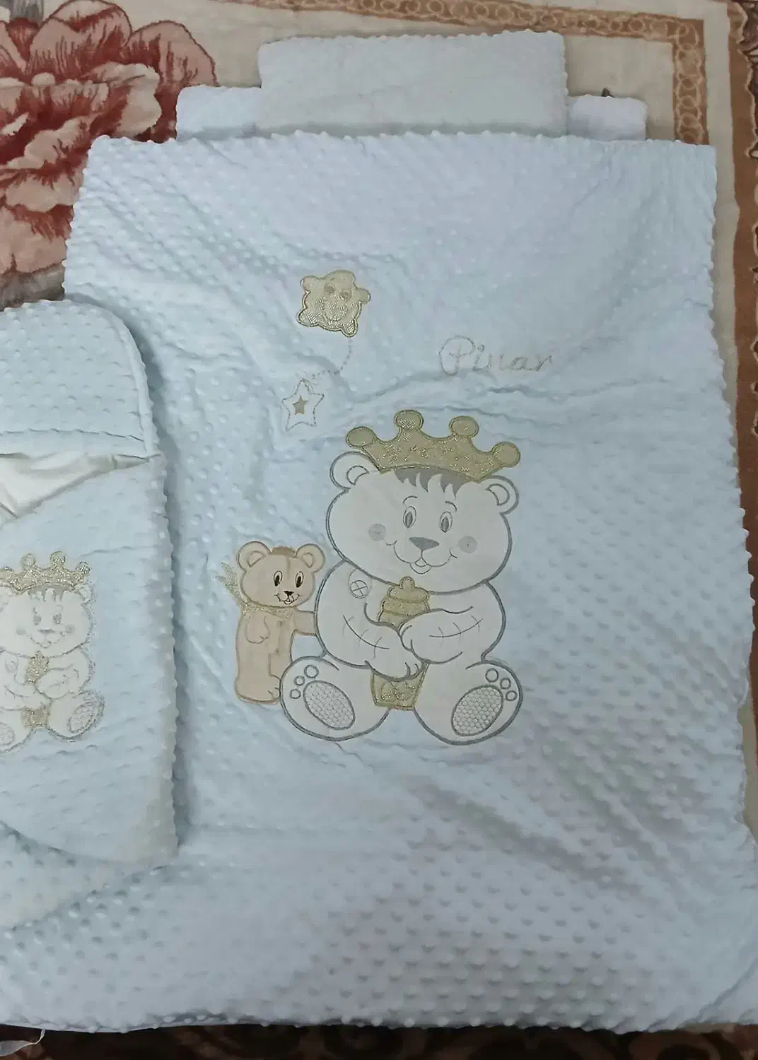 سرویس خواب نوزاد وقنداق فرنگی|اسباب و اثاث بچه|مشهد, پنجتن|دیوار