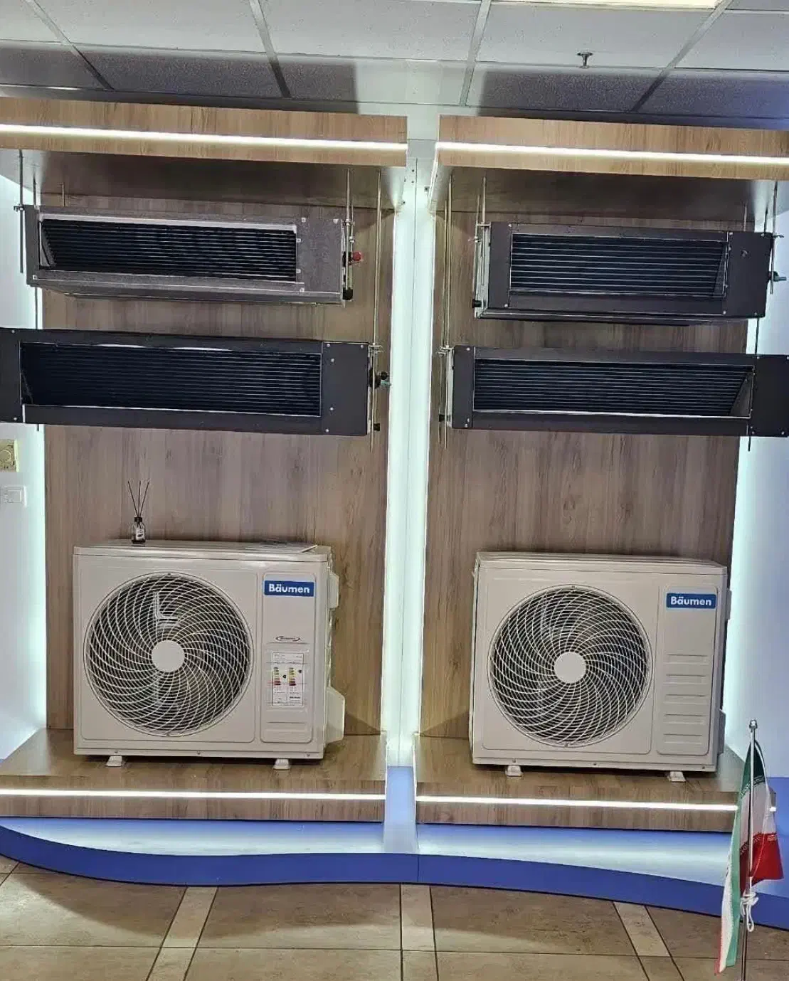 داکت اسپلیت بویمن24هزار کولرگازی بویمن 24000|کولر گازی و فنکوئل|کرج, کوی بعثت|دیوار