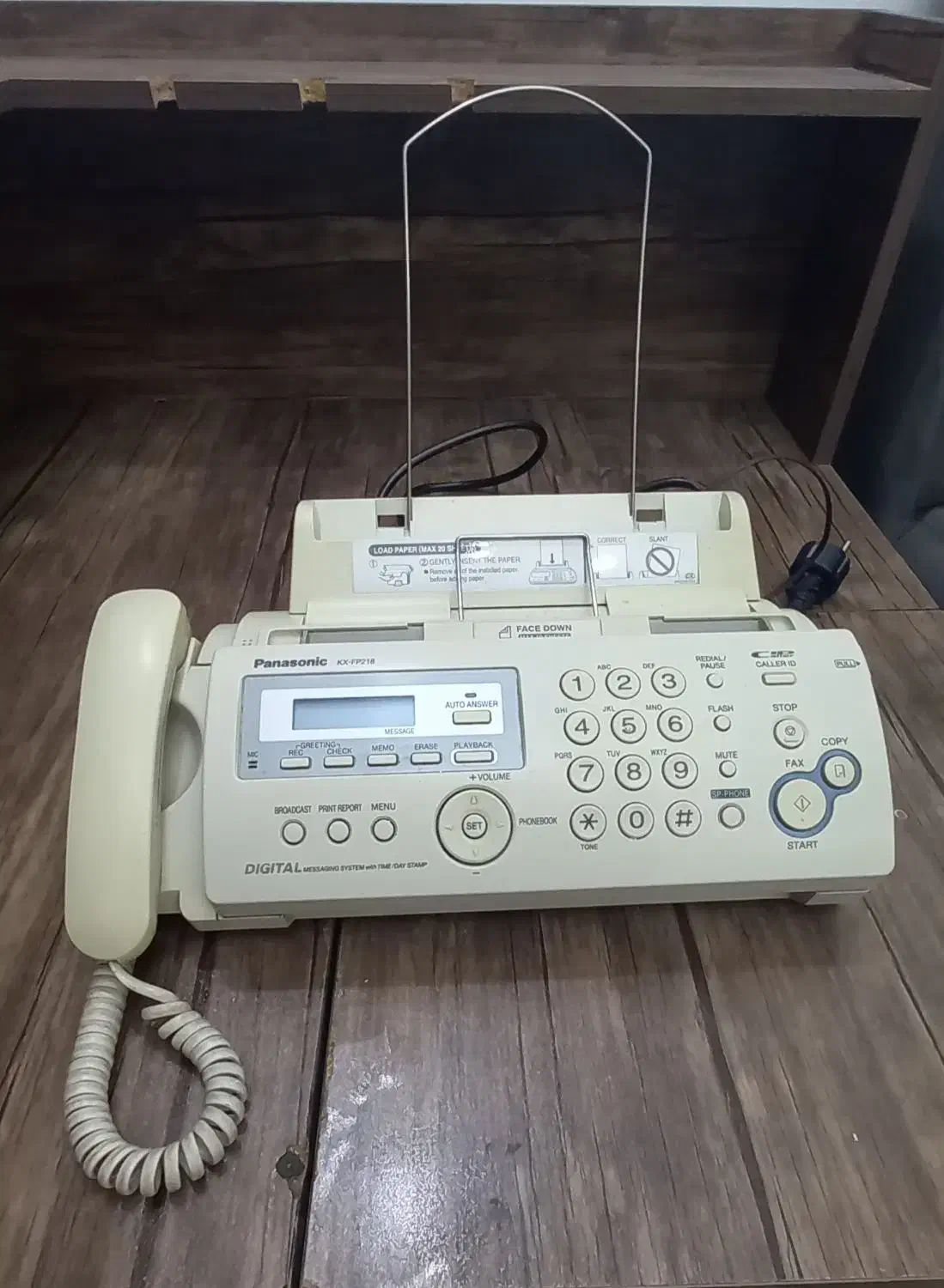 فکس پاناسونیک Panasonic LX-FP218|پرینتر، اسکنر، کپی، فکس|رشت, پیرکلاچای|دیوار