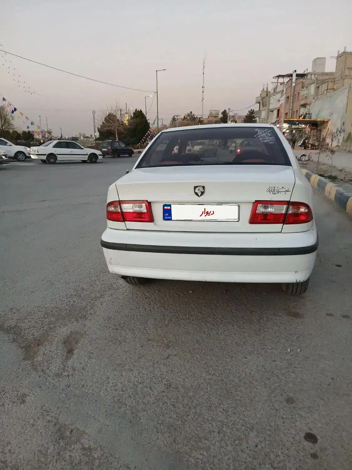 سمند ۸۳ سفید یگانه|خودرو سواری و وانت|ابریشم, |دیوار