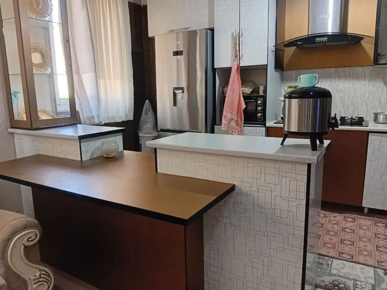 کابینت های گلاس ترک دست دوم|کتابخانه، شلف، قفسه‌های دیواری|اسلام‌شهر, شهرک مفیدی|دیوار