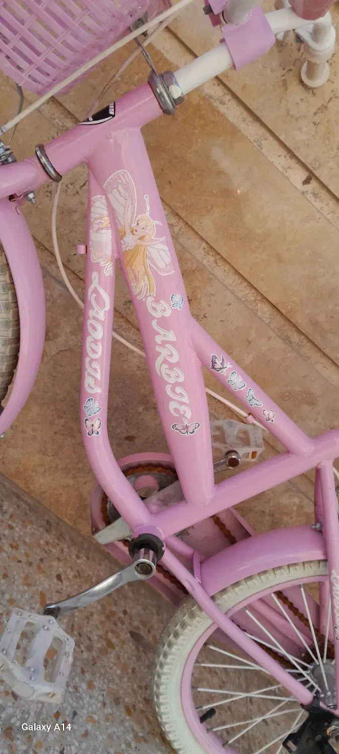 دوچرخه ۲۰ دخترانه صورتی در حد نو|دوچرخه، اسکیت، اسکوتر|قم, نیروگاه|دیوار