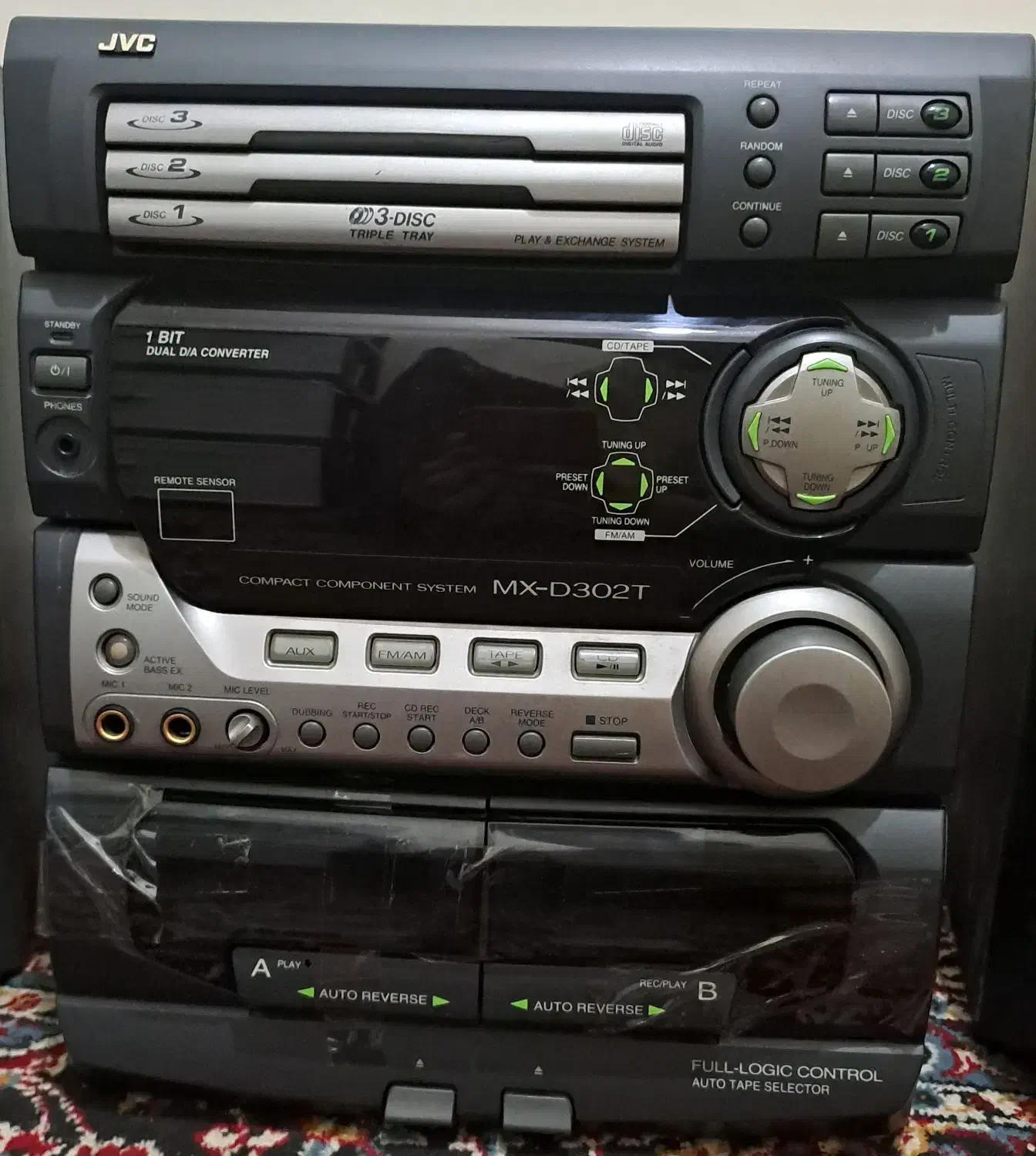 ضبط jvc|سیستم صوتی خانگی|تهران, ابوذر|دیوار