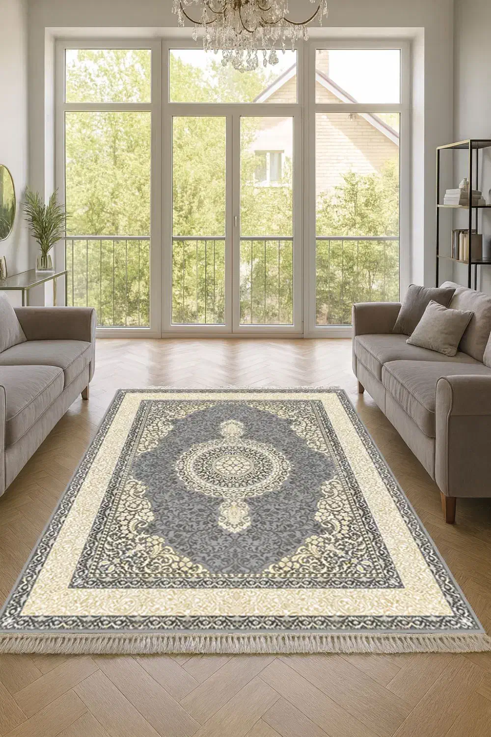 فرش فرشینه روفرشی پادری|فرش|رشت, گلباغ نماز|دیوار