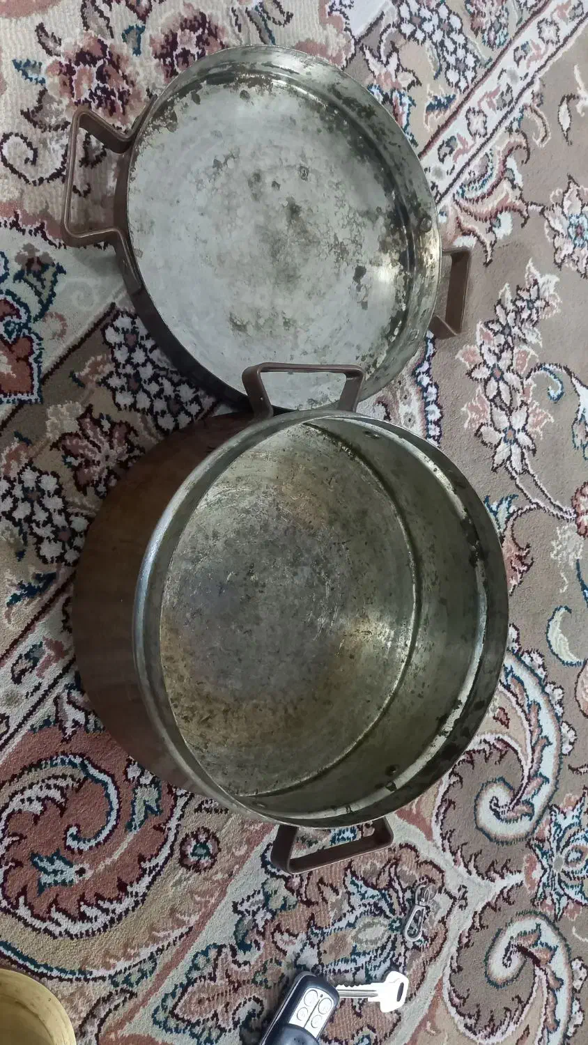 قابلمه مسی. وهوند برنجی 2عدد فروشی|کلکسیون اشیاء عتیقه|سبزوار, قلعهنو دهزار|دیوار