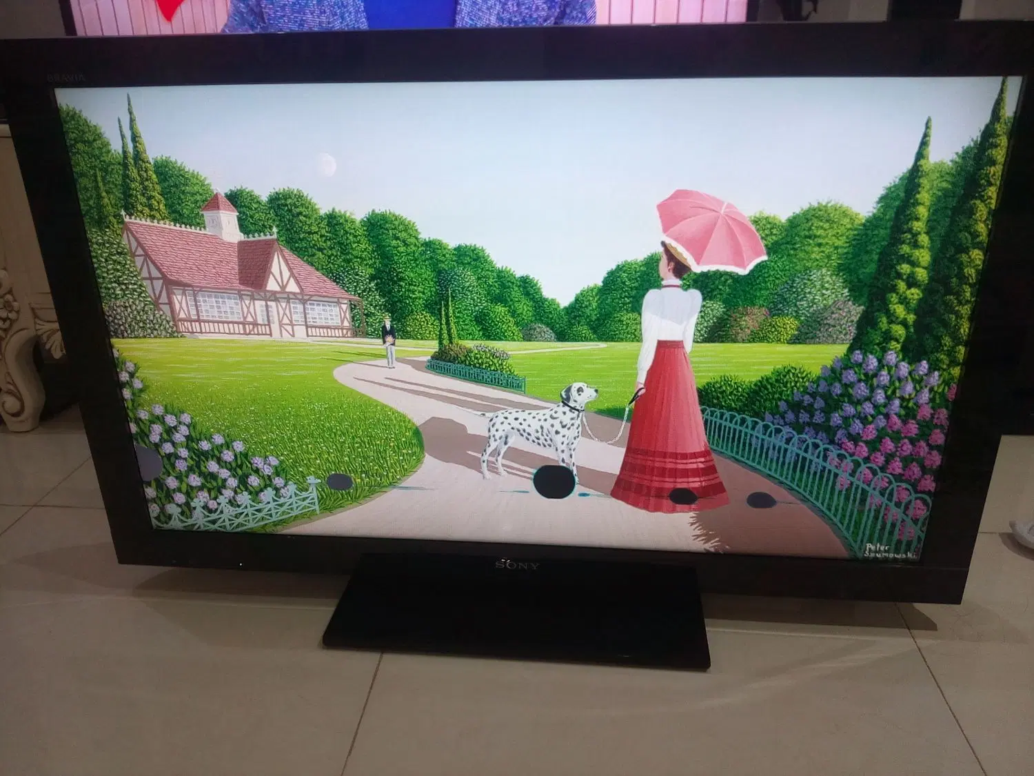 LCD سونی 42|تلویزیون و پروژکتور|صومعه‌سرا, |دیوار