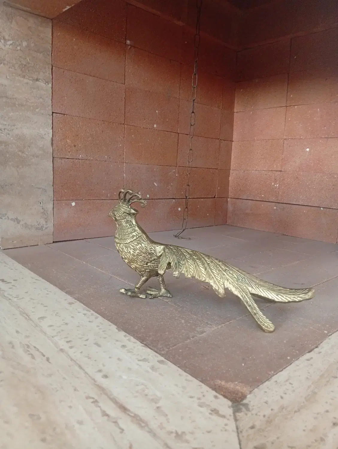 طاووس برنز|مجسمه، تندیس، ماکت|فردیس, شهرک ارم|دیوار