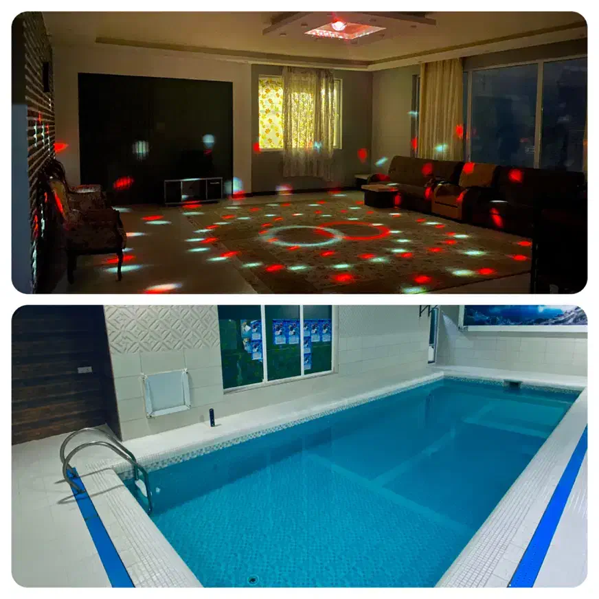 باغویلا نوسازلوکس با استخر۵۰متری آب گرم ۲خواب|اجارهٔ کوتاهمدت ویلا و باغ|نیشابور, باغرود|دیوار