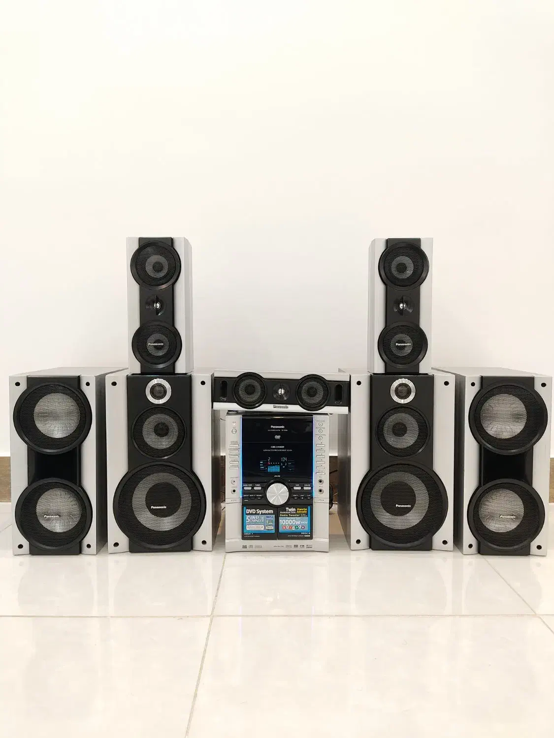 پاناسونیک 10000W فلاش بلوتوث 6 سابAUX DVD|سیستم صوتی خانگی|سنندج, |دیوار