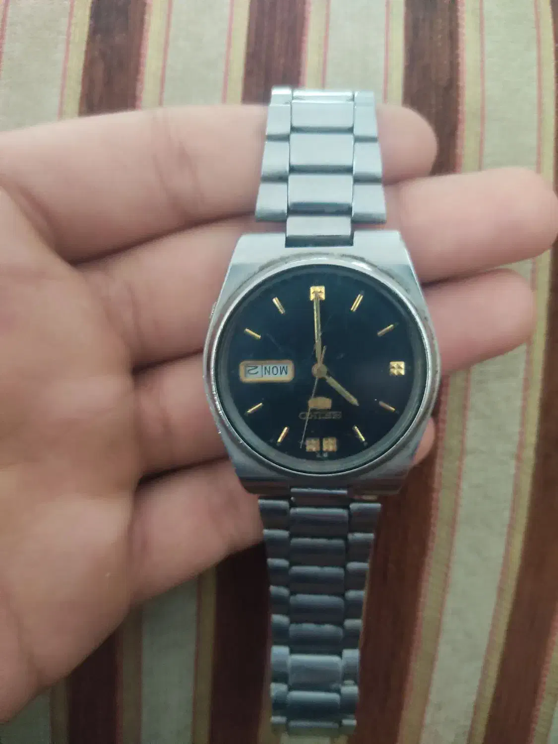 ساعت مچی مردانه سیکو 5 اصلی داخل طلایی|ساعت|کامیاران, |دیوار