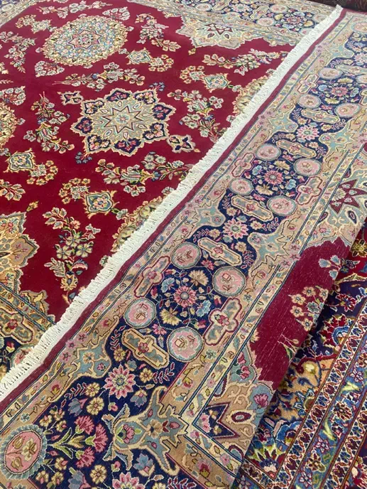 تک ۱۲ متری کرمان انتیک پرزدار وسالم|فرش|همدان, |دیوار