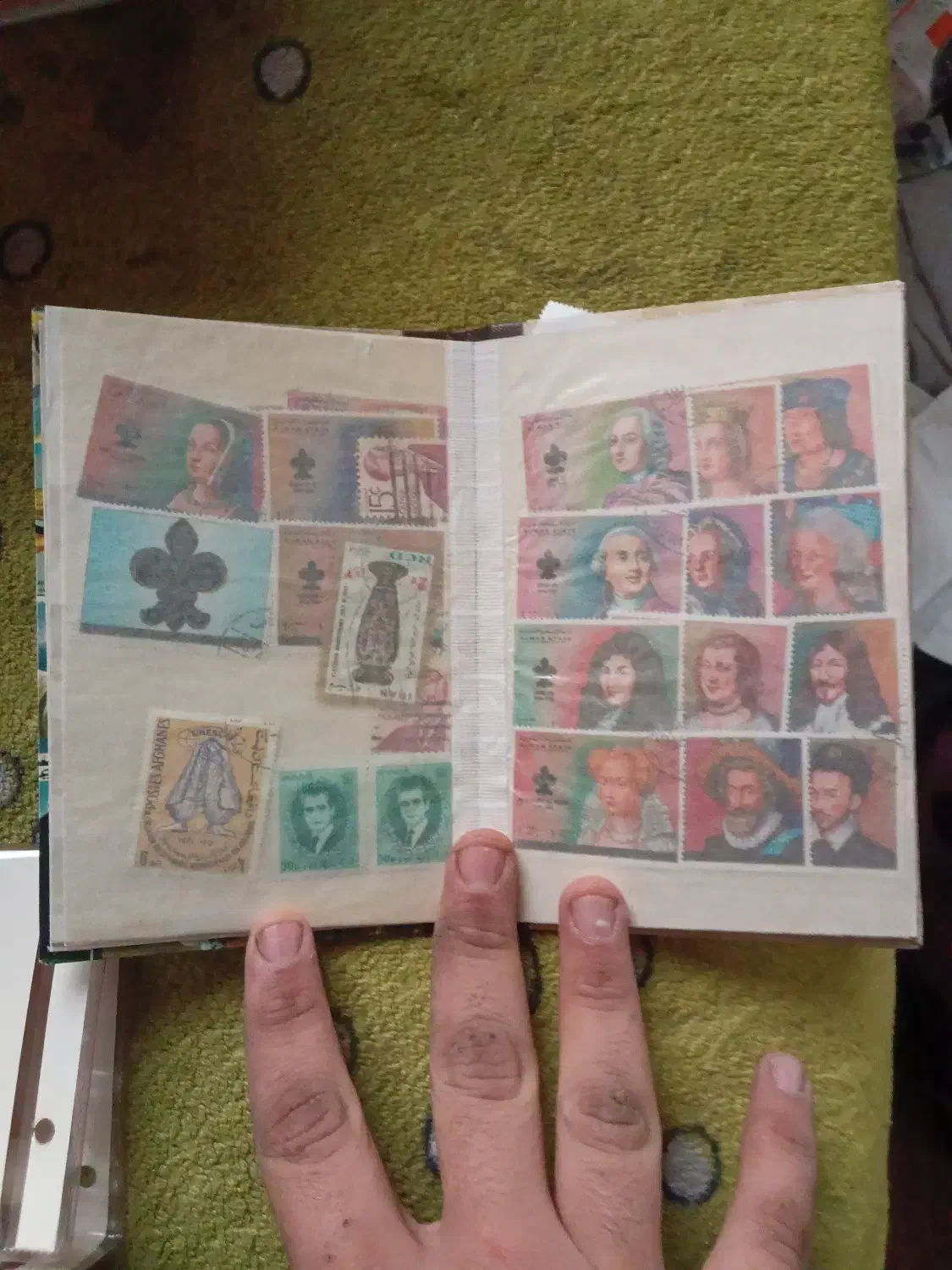 البوم تمبر و اسکناس قدیمی|کلکسیون سکه، تمبر، اسکناس|تهران, تهرانسر شمالی|دیوار