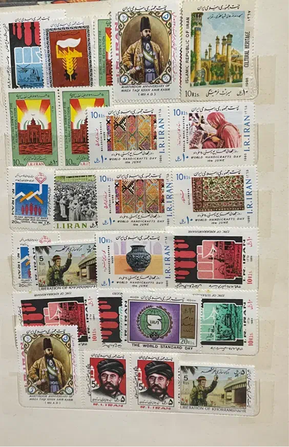 کلکسیون آلبوم تمبر|کلکسیون سکه، تمبر، اسکناس|گرگان, |دیوار