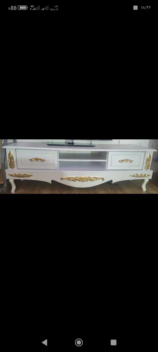 میز تلویزیون و میز تحریر بهمراه صندلی|میز تحریر و کامپیوتر|قزوین, |دیوار