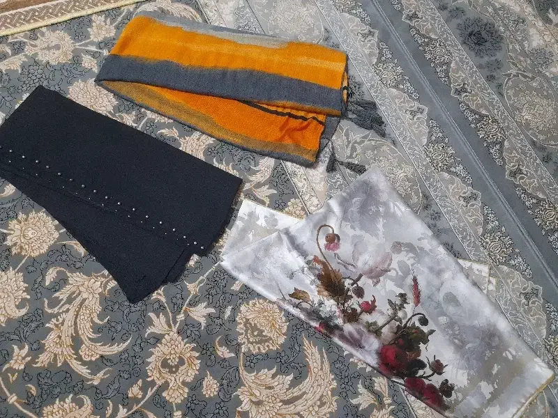 شال وروسری|لباس|رزن, |دیوار