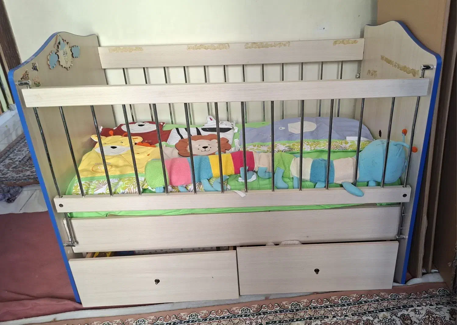 تخت کودک|تخت و سرویس خواب|پرند, فاز ۶|دیوار