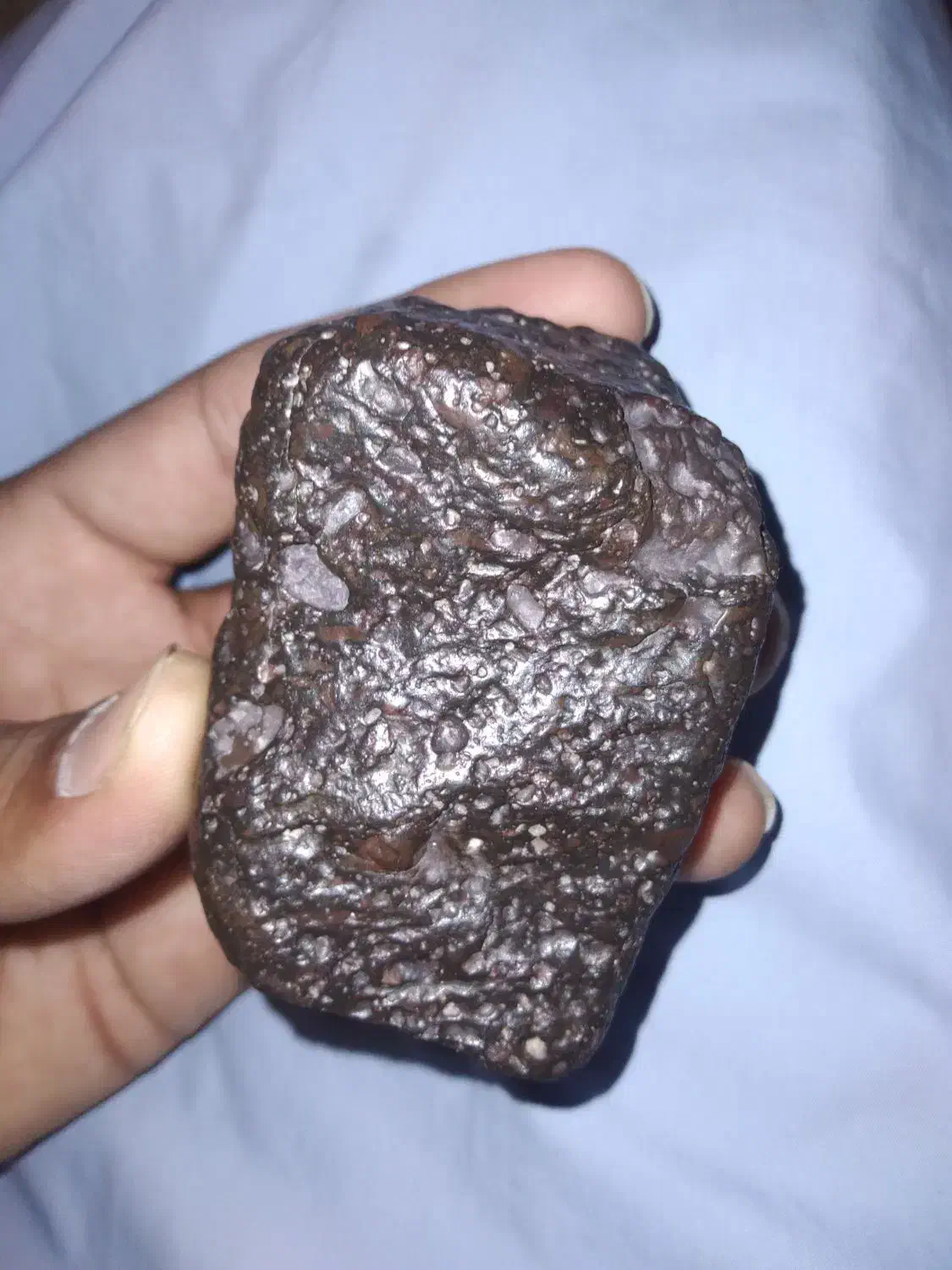 شهابسنگ آکندریت تضمینی|کلکسیون اشیاء عتیقه|بم, |دیوار