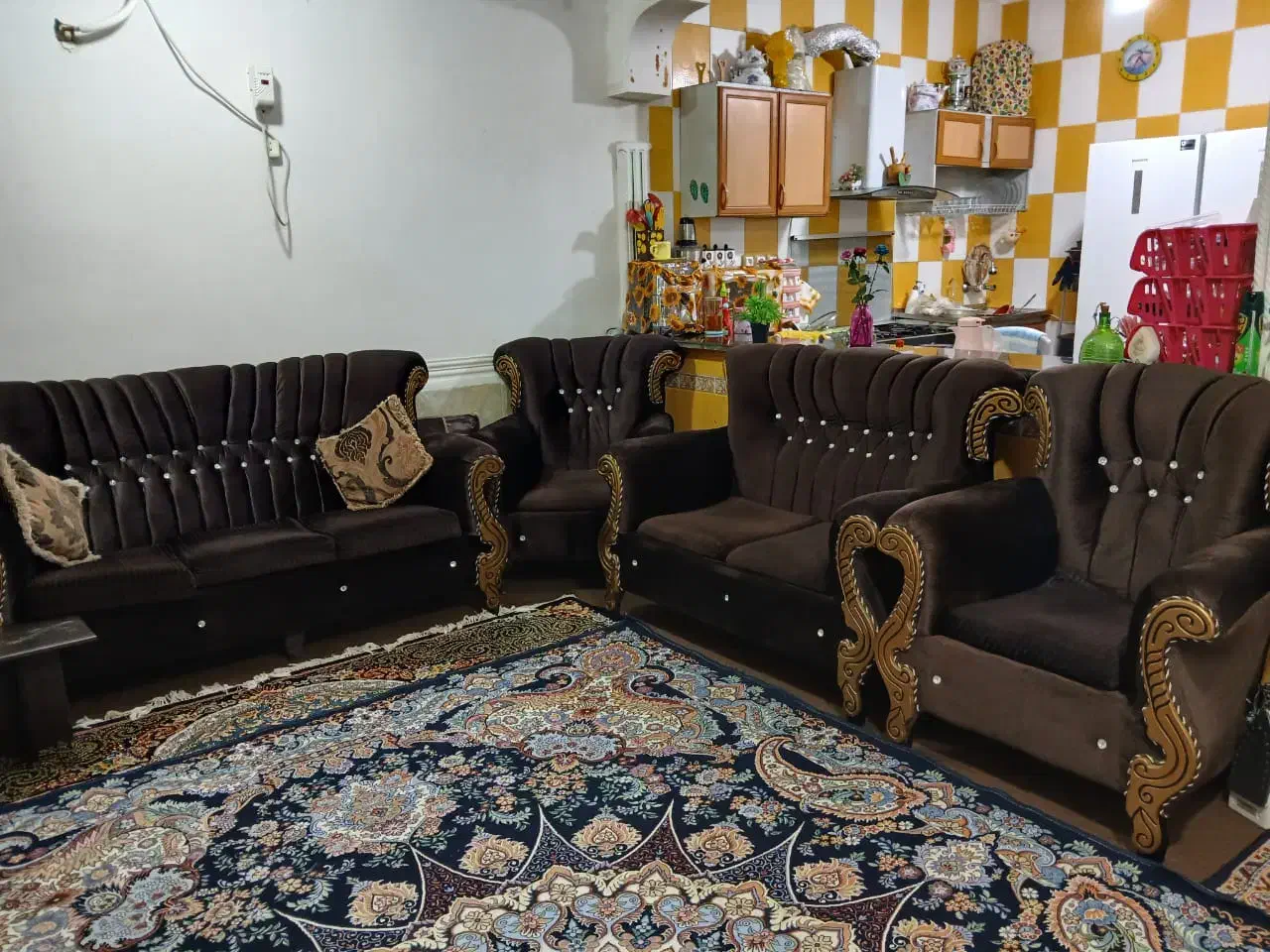 مبل 7نفره|مبلمان خانگی و میز عسلی|آبادان, |دیوار