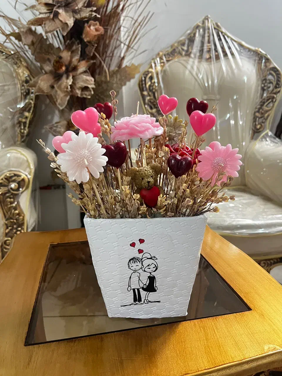 هدیه ولنتاین|گل مصنوعی|خمینی‌شهر, |دیوار