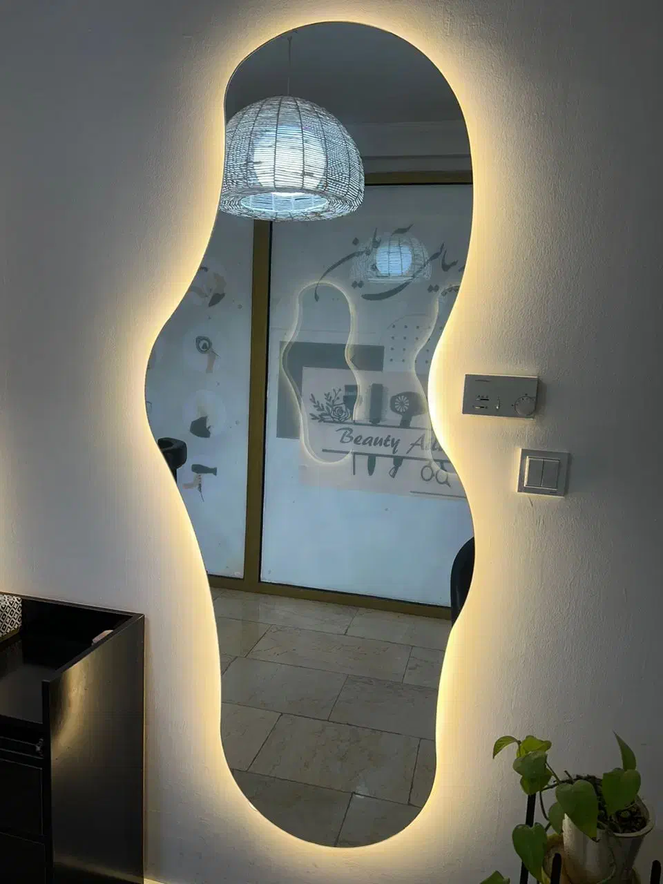 آینه بک لایت|آینه|مشهد, یاس|دیوار