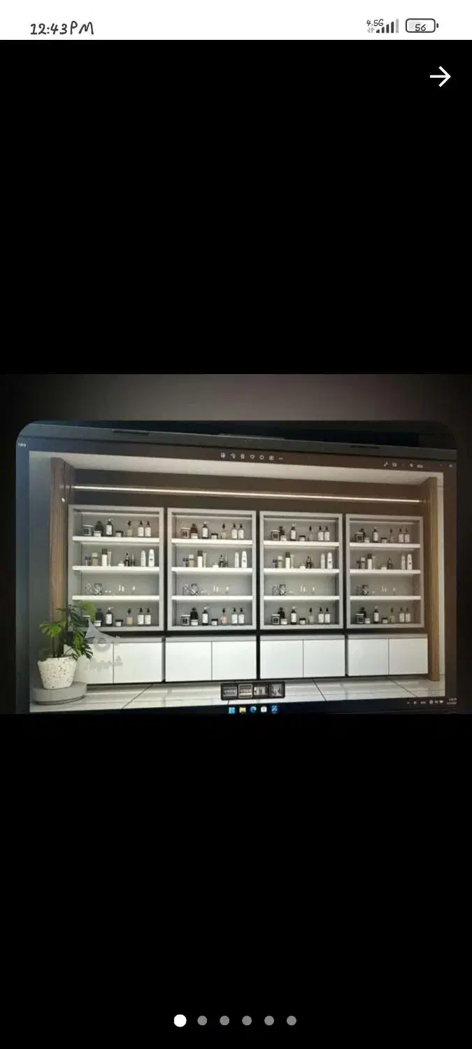 دکور مغازه MDF دوبل، درحدنو و آماده نصب|فروشگاه و مغازه|نکا, |دیوار